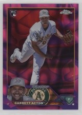 2023 Chrome Update Magenta & Purple Lava Lamp Refractor /299 Garrett Acton 05nr