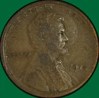 1915 Lincoln Wheat Cent Very Fine VF Coin #38196