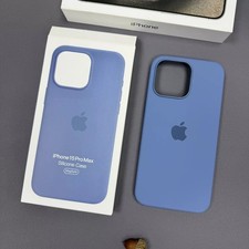 Image of NEW For iPhone 15 15 Pro 15 Plus 15 Pro Max Original Silicone Case with MagSafe