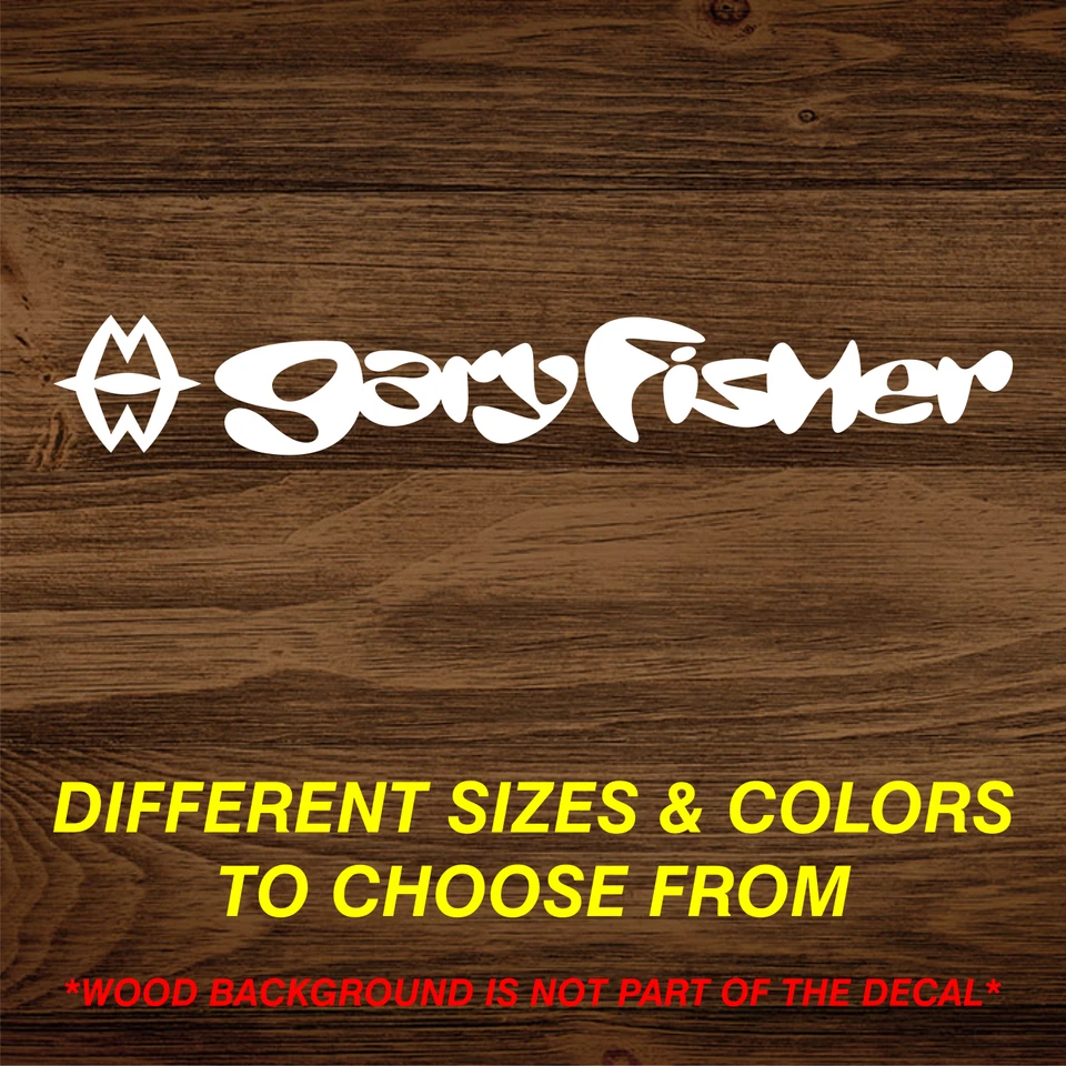 Gary Fisher Bikes Vinyl Decal Sticker Many Sizes Colors Free Shipping