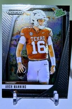 2025 Prizm Draft Picks Arch Manning Rc Rated Rookie #166 Texas Longhorns