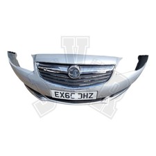Vauxhall Insignia Bumper Front Mk1 Facelift 2016 OEM Silver GAN176