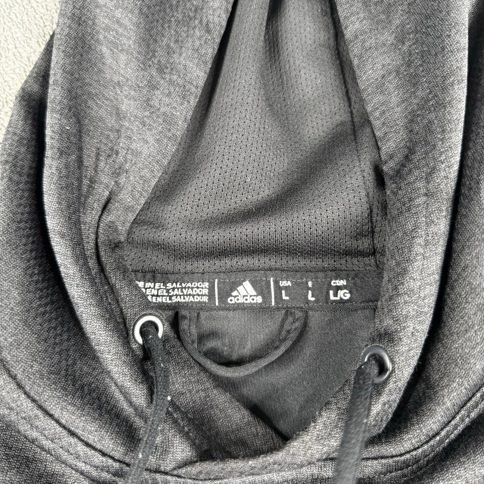 Sudadera con Capucha PIttsburgh Penguins Para Hombre Grande Negra Adidas Sudadera con Capucha Climawarm Foto 4 de 4