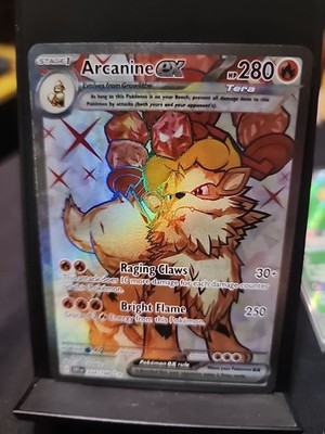 Pokémon Arcanine EX TCG Card 224/198 Scarlet & Violet Base Set