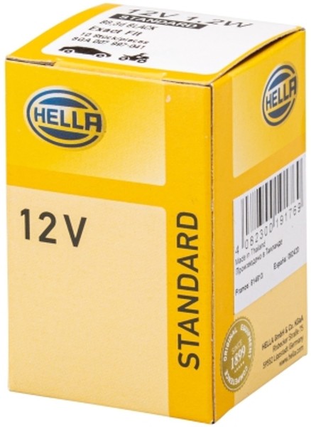 Hella GlüHlampe Instrumentenbeleuchtung 8GA 007 997-041 12V SockelglüHlampe 1,2W-image