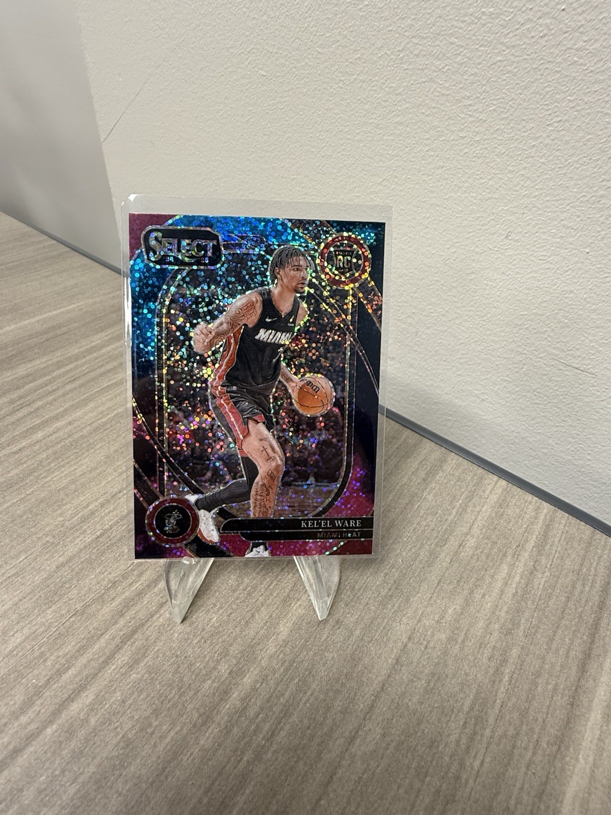 2024-25 Panini Rewards Cosmic Kel’el Ware Select Courtside Prizm RC #273 Heat