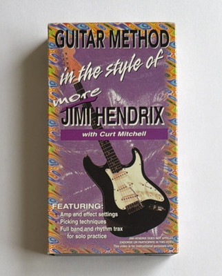 Guitar Method In The Style Of More Jimi Hendrix (VHS, 2000) By Curt Mitchell