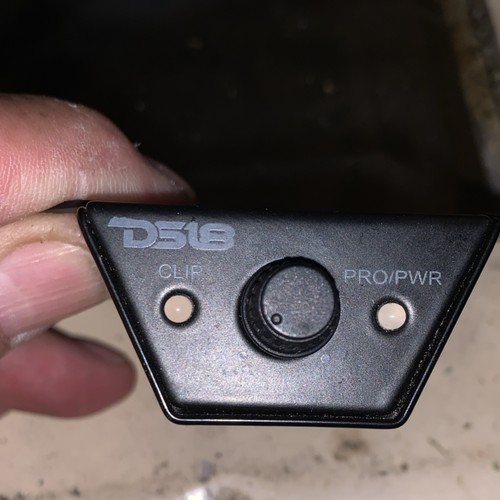 DS18 Car Audio Remote Control Knob with Clip and PRO/PWR Indicator