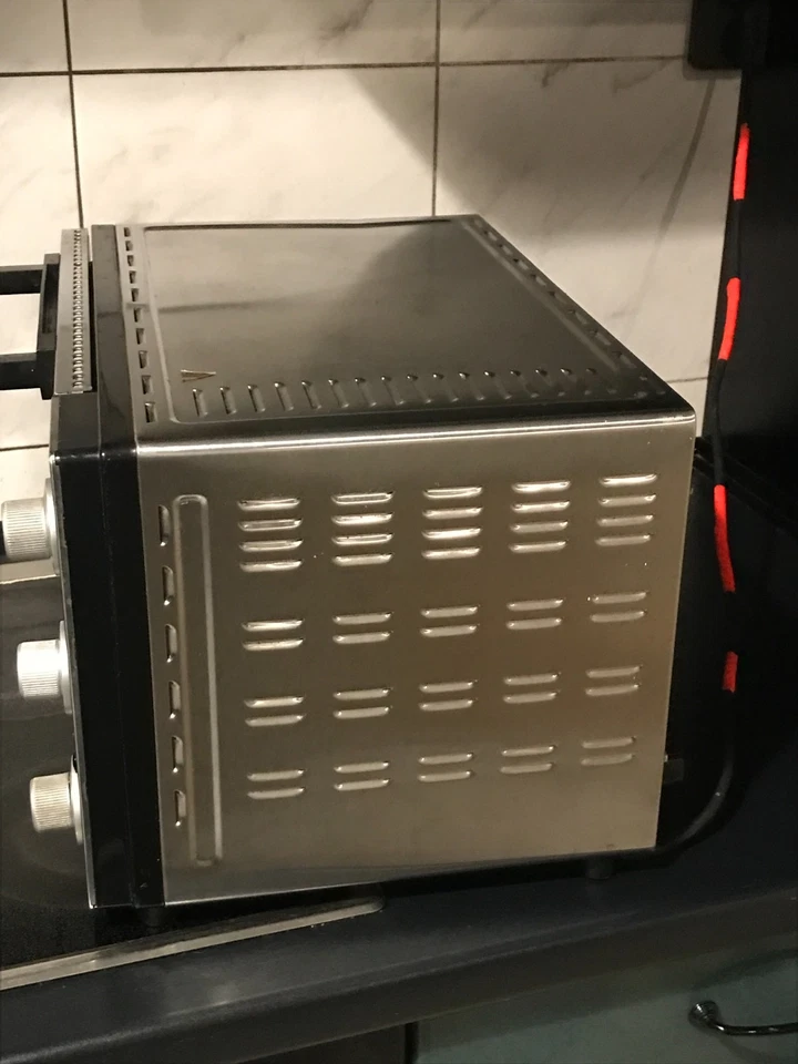 MINIBACKOFEN STEBA KB23 mit UMLUFT in SILBER EDELSTAHL 230V 1500 W - Bild 4 von 4