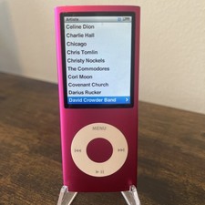 Apple iPod Nano 4th Generation 8GB - Pink - With 697 Songs - Tested