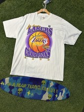 Year 2000 NBA Finals Champions Los Angeles Lakers Tee Size Extra Large Brand New