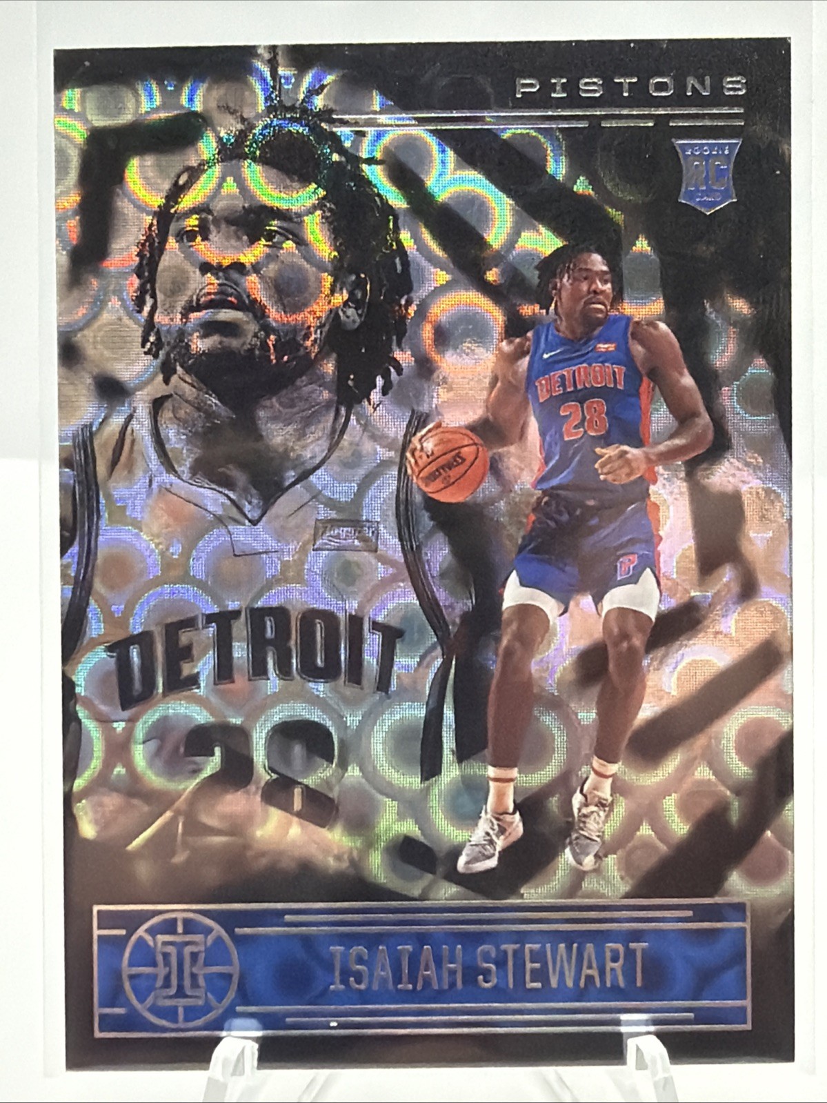 ISAIAH STEWART 2020-21 Panini Illusions #172 Asia Trophy Collection Rookie RC