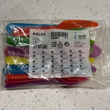 IKEA KALAS Utensils Kids HENRIK PREUTZ DESIGN New Multicolor Bright 18 Piece