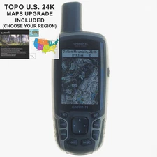 Garmin GPSMAP 65 w/ Maps Upgrade TOPO U.S. 24K High Detail Topographic