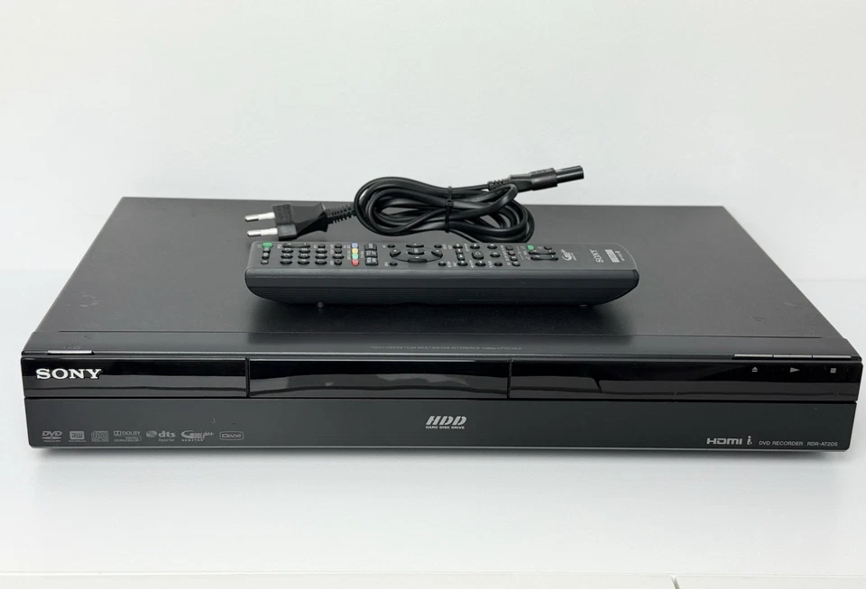 Sony RDR AT 205 DVD-/Festplatten-Rekorder 250 GB inkl. Fernbedienung Funktion ✅