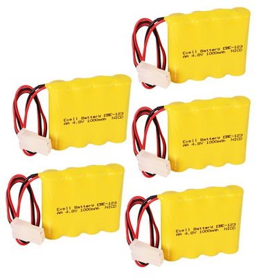 #ad 5pc Emergency Exit Sign Battery Fits Lithonia 277ELNF ELB 4865N ELB4865N $47.95