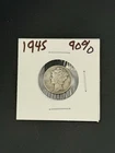 1945 Mercury Dime 10c Silver Uncirculated 10 Cents US Type Coin 90% Silver