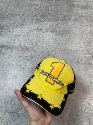 Vintage Valentino Rossi 46 World Cahmpion Racing Moto Cap Hat Y2K