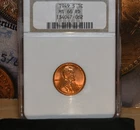 1949-S Lincoln Wheat Cent NGC MS66 RD