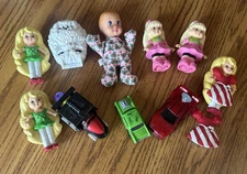 1993 McDonalds Happy Meal Totally Toy Holiday Lot of 11 As Shown