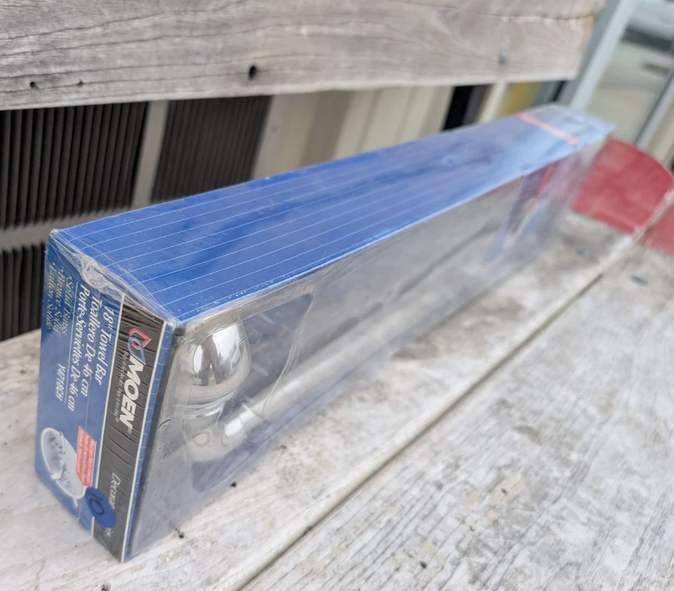 Moen 18 Toallero Baño Decorador Serie Y4718CH, Cromo Latón Sólido Foto 2 de 4