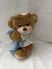 Vintage 1985 Fisher Price Teddy Beddy Bear Plush Pajamas Nightcap Blanket Toy