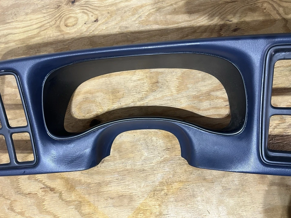 Chevrolet GMC Silverado Sierra 1999-2002 tablero bisel azul OEM Foto 3 de 4