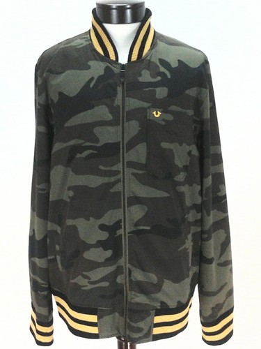 TRUE RELIGION Jacket Camo Bomber Olive 