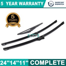 Per Fiat 500 Ford KA Set spazzole tergicristallo anteriori e posteriori 24"/14"/11"