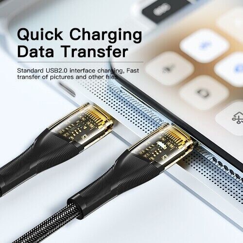 Essager 100W USB C to Type C Charger Cable PD Fast Charger For Samsung iPhone 15 - Picture 5 of 7