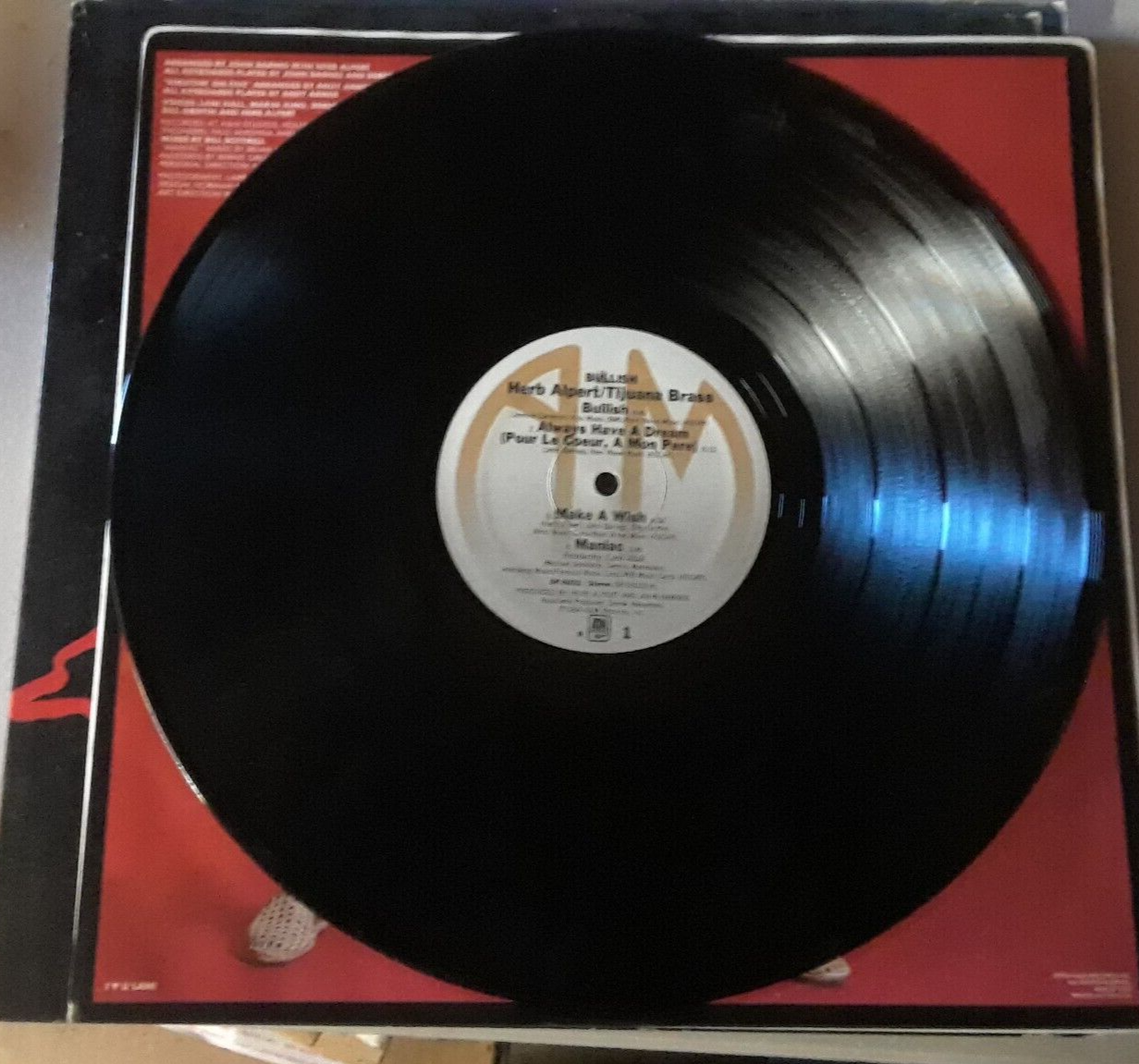 HERB ALPERT BULLISH VINYL LP eBay