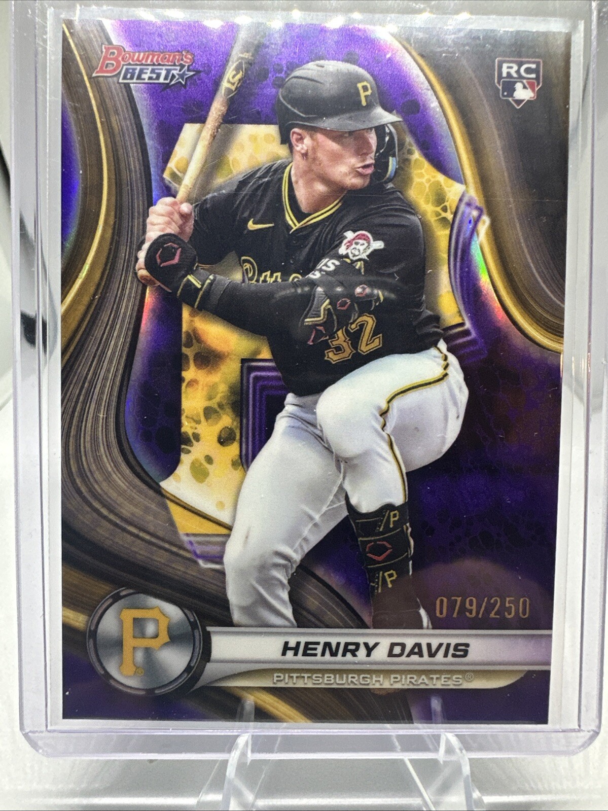 2024 Bowman’s Best Purple Refractor #50 Henry Davis RC 079/250
