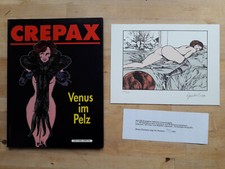 VZA SIGNIERT!! CREPAX Venus im Pelz GUIDO CREPAX ( Justine Emanuelle) mit Druck