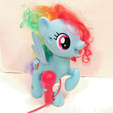 My Little Pony Rainbow Dash Karaoke Singing Toy With Microphone Works 