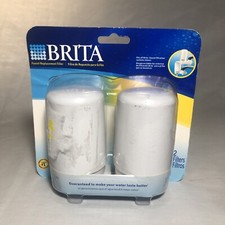 Brita Faucet Replacement Filter 2 Filters Pack Fits Models FF-100  OPFF-100 NOS