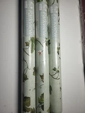 3 Parkview Designs Wallcoverings 56 sq ft Each GREEN LEAF SEALED VINTAGE