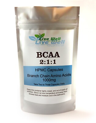 BCAA-Kapseln 1000 mg - Verbessern Sie Ihr Training und steigern Sie das Muskelwachstum & die Erholung!