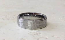 Tungsten Carbide Ring Honeycomb Design Size 11,12,13 (f61)