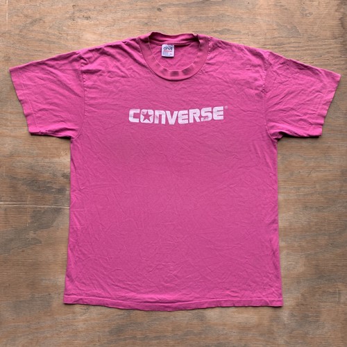 Vtg 90s Converse Pink Cotton Logo 