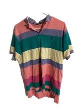 Polo Ralph Lauren Polo Colorblock Vintage Made In USA XL