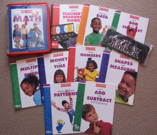 ETA Cuisenaire Versa Tiles Level 2 Math Starter Set Teacher Guide + 8 ...