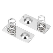 20 pezzi batteria AAA negativo a positivo conversione molla piastra 21mm x 9mm