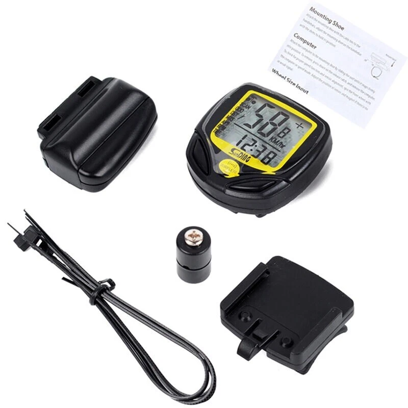 CONTACHILOMETRI TACHIMETRO WIRELESS BICI DIGITALE SENZA FILI MTB IMPERMEABILE  - Immagine 4 di 4