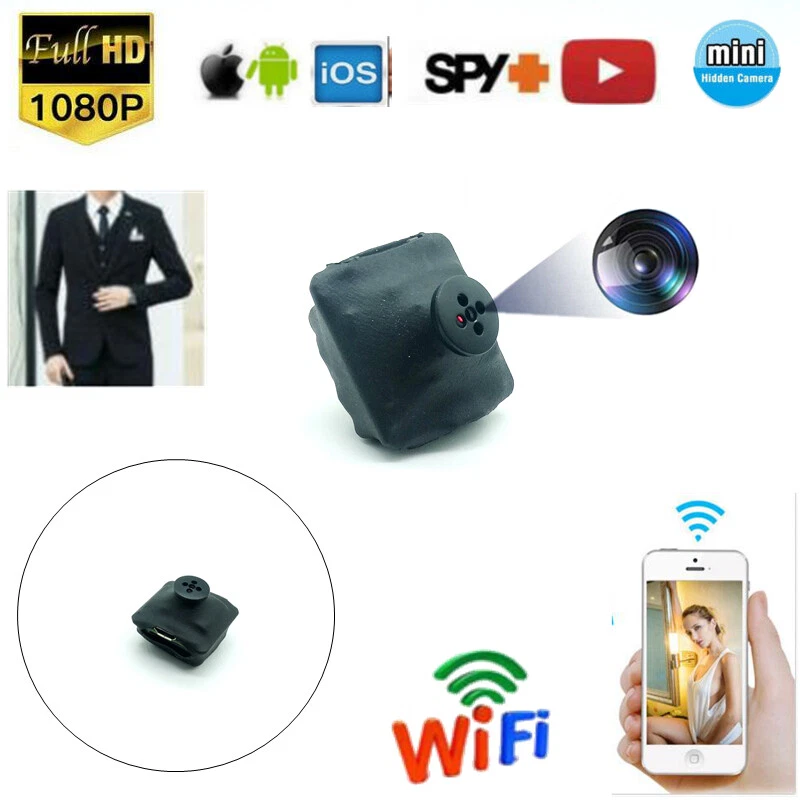 HD 1080P WiFi IP Wireless Mini Camera Network Smallest Shirt
