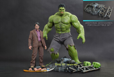 Hot Toys MMS230 The Avengers Bruce Banner and Hulk 1/6 Action