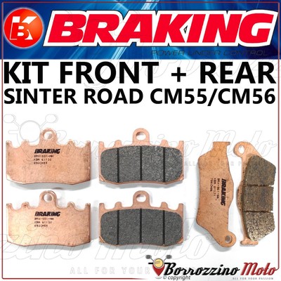 PER BMW R 1100 GS 1999 99 PASTIGLIE ANTERIORE SINTERIZZATE FRENO BRAKING CM55 S