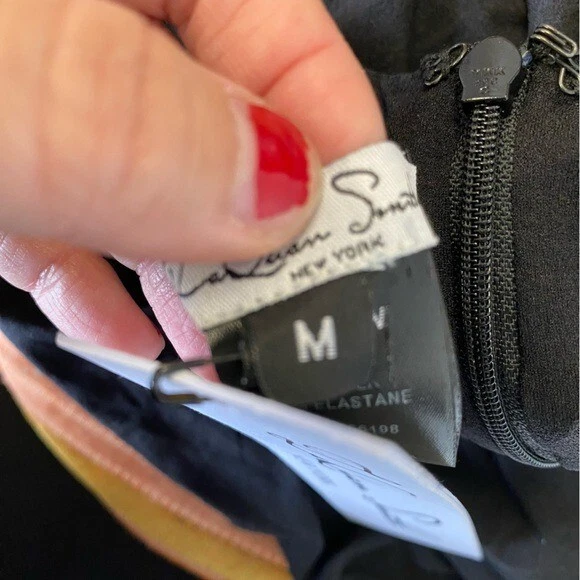 Новый Laquan Smith черный v-образным вырезом шелковая смесь комбинезон размер средний - Изображение 3 из 4