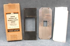 JOHNSON UNIVERSAL UNIT ENLARGER NEGATIVE CARRIERS, V/18 & V/25, MADE IN ENGLAND