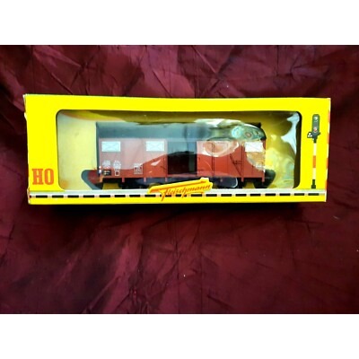 Vintage 1950s Fleischmann Toy Train Covered Cattle Wagon No 1470 HO scale