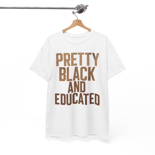 Camiseta Africana Pretty Black and Educated Fuerte - Novedad - Camiseta Reina Negra - Imagen 13 de 33